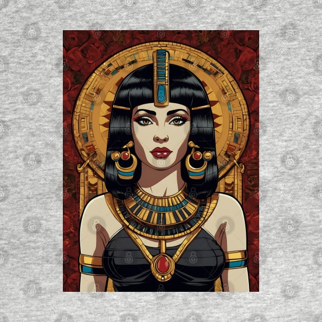 Cleopatra Mosaic Artwork by VivaLaRetro
